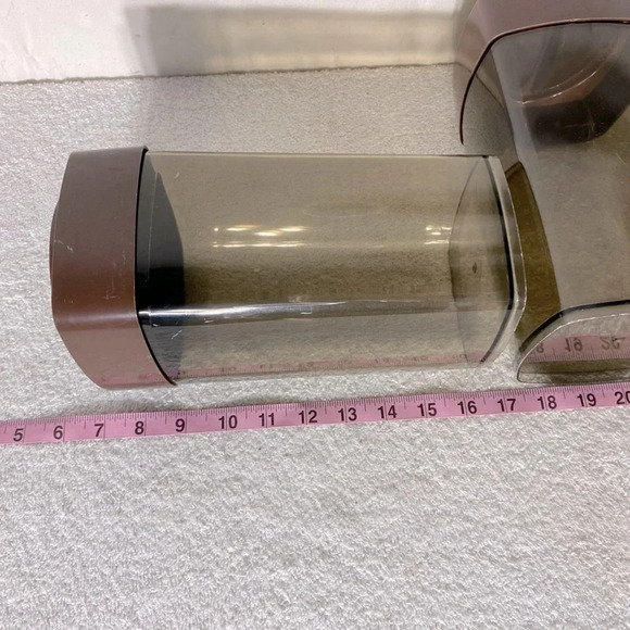 Vintage  Brown Transparent Plastic Canister Set - Picture 10 of 11